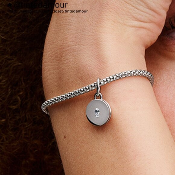 Pandora Openable & Engravable Love Locket Dangle Charm - Picture 5 of 6